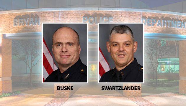 Police Chief Eric Buske is retiring and Assistant Chief Dean Swartzlander has been named interim.