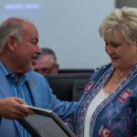 Bryan City Council bestowed Mary Lynne Stratta with the honorary title of City Secretary Emeritus