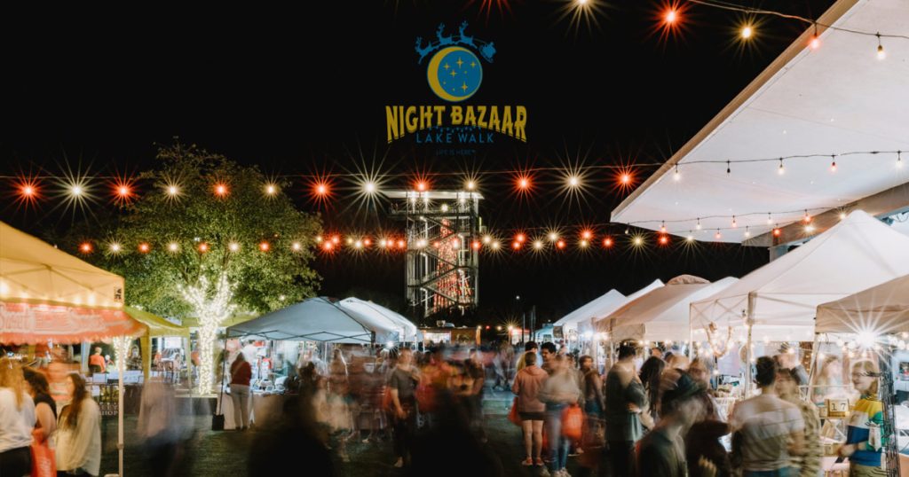 Holiday Night Bazaar at Lake Walk