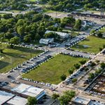 aerial photo of the Downtown North Property