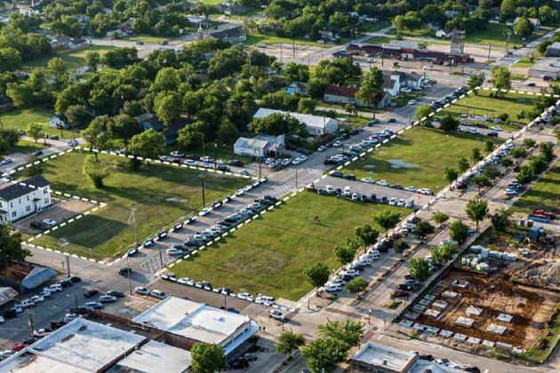 aerial photo of the Downtown North Property