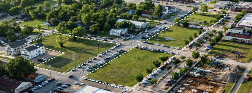 aerial photo of the Downtown North Property